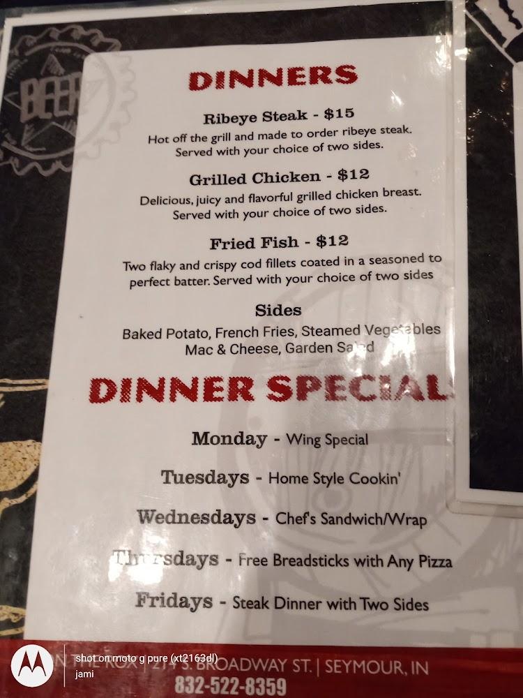 On the Rox Menu image 2